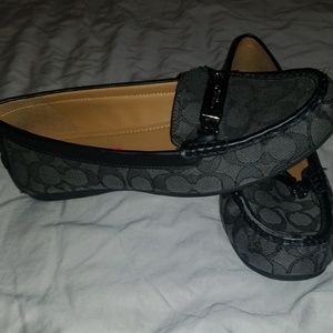 Coach slip on flats
